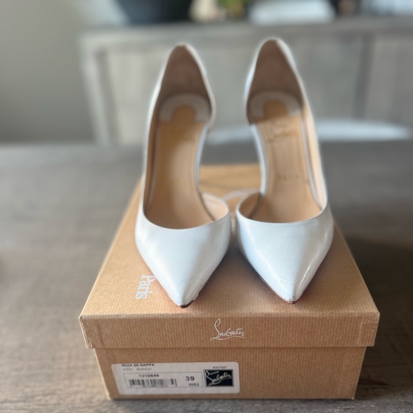 Christian Louboutin Iriza White With box, dust bag and
